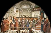 Domenico Ghirlandaio Confirmation of the Rule oil painting